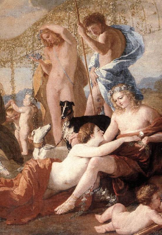 POUSSIN, Nicolas The Empire of Flora (detail) afd oil painting image